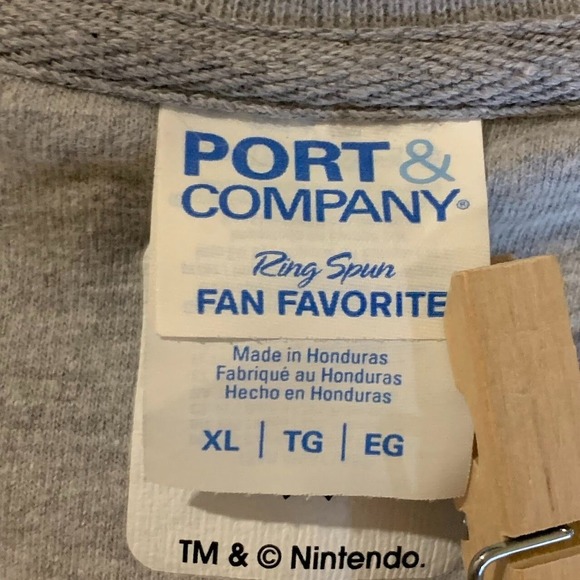 Nintendo Men's Super Mario Bros 85 Crew Neck Long Sleeve Cotton Sweatshirt SZ XL - Picture 9 of 13